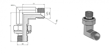 TN514-BSP3/4"-1/2"