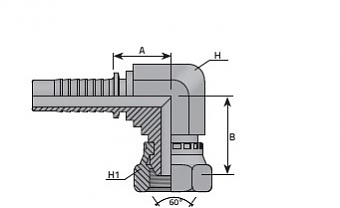 BSP 1/2"-14/90-05 DN10 (V) compact