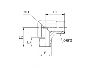 TN94-ORFS 1"-NPT 3/4"