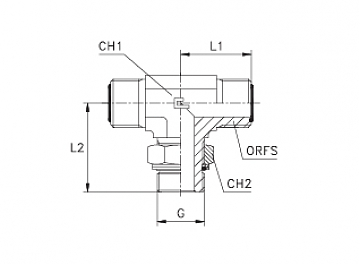 TN515-ORFS 1"-R 1"